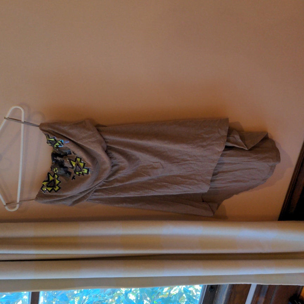 Express hi/lo dress, size medium (brown/gray)